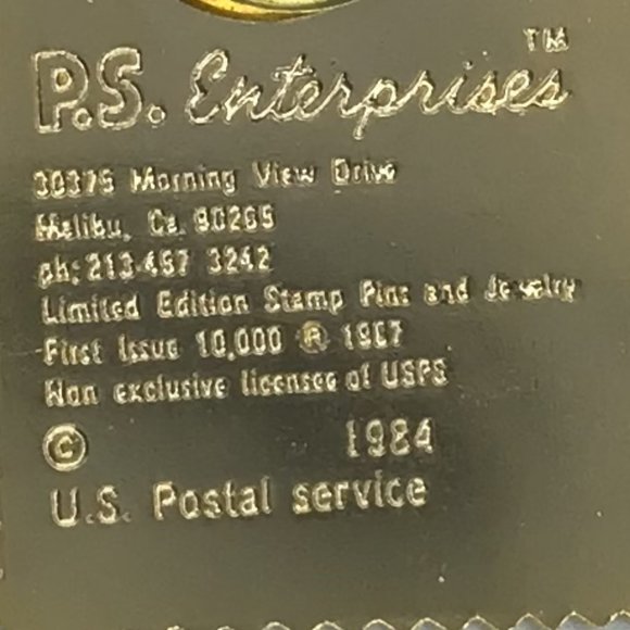 USPS Vintage Love Stamp Pin Authenticity Certificate, NEW - Picture 15 of 16